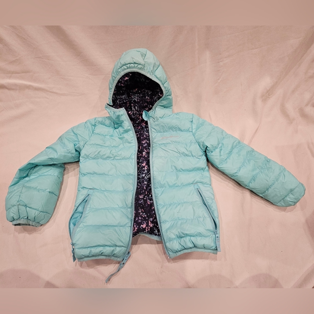 Kids size 5/6 Eddie Bauer reversible jacket